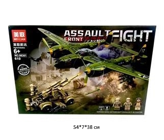 Конструктор арт. 98301 Бой с истребителем 610 дет. в кор._ Конструктор арт. 98301 Бой с истребителем 610 дет. в кор._