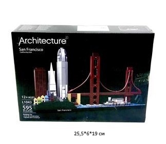 Конструктор арт. SY-L1043 Сан Франциско 595 дет. в кор._ Конструктор арт. SY-L1043 Сан Франциско 595 дет. в кор._