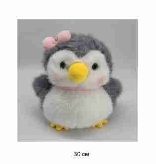 им Пингвин арт. YE241222-8-1 Пушистый девочка розовые щечки 30 см в пак.)