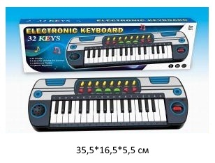 Синтезатор арт. 2632 На батарейках в кор. 35,5*16,5*5,5 Синтезатор арт. 2632 На батарейках в кор. 35,5*16,5*5,5