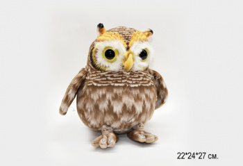 им Сова арт. 24226-5/6627-11/250209-1/25216-1 Пестрая малая 20 см в пак.)