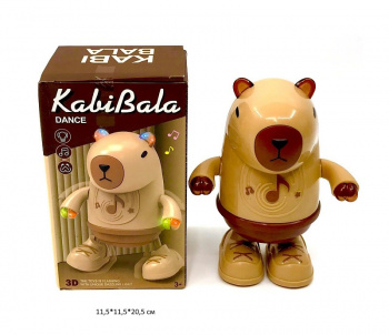 Капибара арт. 8899-302 На батар. танцует, свет, звук в кор._ Капибара арт. 8899-302 На батар. танцует, свет, звук в кор._