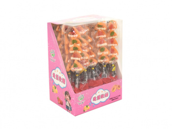 Мармелад арт. 170912-3 Фигурки "Пицца" 18 г на палочке 20 шт. в кор.,