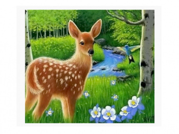 Картина по номерам арт. RAS20692 Олененок 20*30 в кор. Картина по номерам арт. RAS20692 Олененок 20*30 в кор.