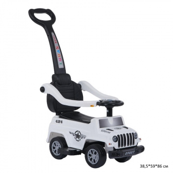 Толокар арт. 906-2 Каталка с родительской ручкой, ограничителями свет, звук в кор.60*29*29
