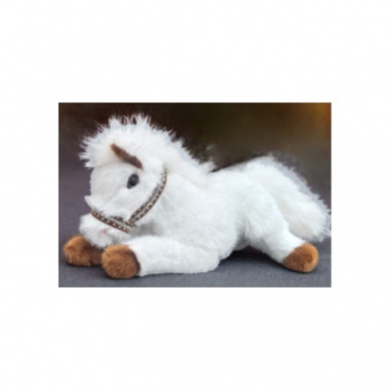 им Лошадь арт. YE25507-1-50-3 Лежит Белая 50 см в пак.) им Лошадь арт. YE25507-1-50-3 Лежит Белая 50 см в пак.)