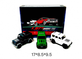 Модель металл. арт. LDP-3BA УАЗ цвета микс (6 шт.) шоубокс_~