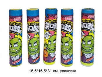 Конфета арт. 888491/888101 Кислая фруктовый вкус 8 г 100 шт. в банке'*