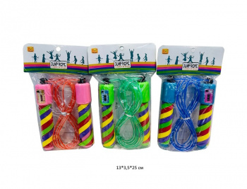 Скакалка арт. BQ1023 Цвета микс со счетчиком в пак.• Скакалка арт. BQ1023 Цвета микс со счетчиком в пак.•
