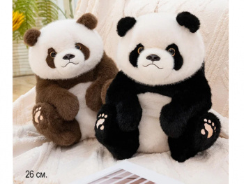 им Панда арт. 209531 Сидит светлые следы 26 см 2 цвета в пак. им Панда арт. 209531 Сидит светлые следы 26 см 2 цвета в пак.