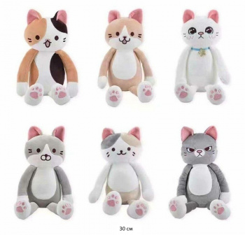 им Кот арт. 230206-5 В ассортименте 30 см в пак.) им Кот арт. 230206-5 В ассортименте 30 см в пак.)