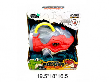 Динозавр арт. K03 Игрушка на руку на батар. свет, звук в кор._