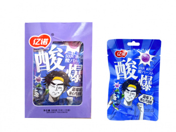 Конфета арт. 221072/ Кислая "Черника" 25 г 20 шт. в кор.'