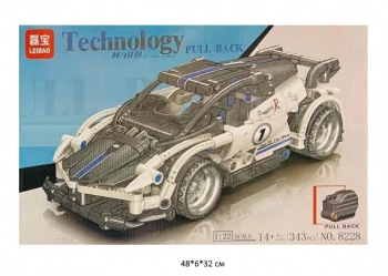 Конструктор арт. 8228 Автомобиль инерц. 343 дет. в кор.~ Конструктор арт. 8228 Автомобиль инерц. 343 дет. в кор.~