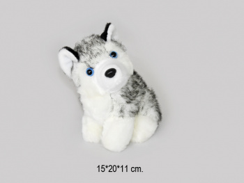 им Собака арт. 0106-1/YE80907-14 Хаски пушистая 20 см в пак.) им Собака арт. 0106-1/YE80907-14 Хаски пушистая 20 см в пак.)