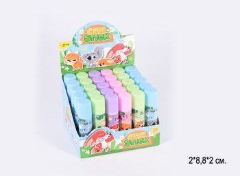 кц_Клей-карандаш арт. YL242118-9 "Зверушки" 8 гр (30 шт.) коробка