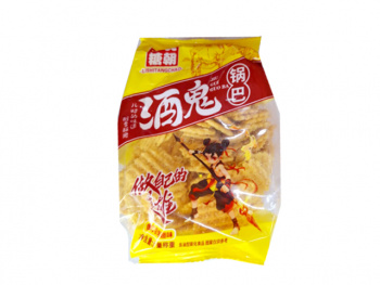 Чипсы арт. 801322 Рисовые рифленые пластинки Острая курица 1 шт. в пак.