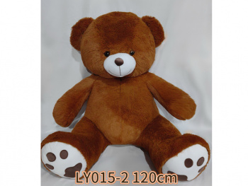 им Медведь арт. LY015-2 Коричневый с пяточками 120 см в пак._