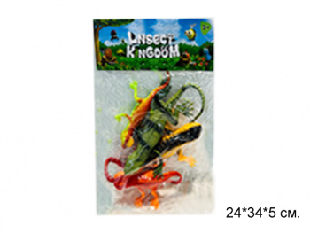 Набор животных арт. E0017 Рептилии в пак.•