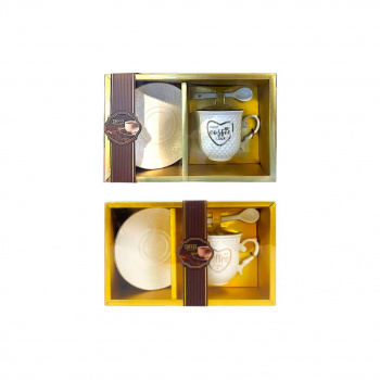 Подарочный набор арт. AB-008-501 "Coffee time" в ассортименте 3 предмета в кор.