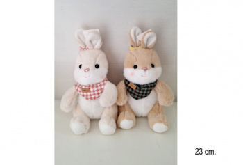 им Зайка арт. 25109-6 С банданой на шее цвета микс 30 см. в пак.) им Зайка арт. 25109-6 С банданой на шее цвета микс 30 см. в пак.)