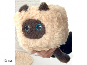 им Куб арт. 209062 Сиамский кот мохнатый 13 см в пак.