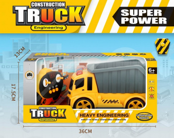 Самосвал на р/у арт. T168-6 Спецтехника звук, свет в кор. 36*17,5*13