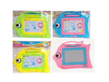 Доска для рисования арт. 8206 "Рыбка" цвета микс, в пак.= Доска для рисования арт. 8206 "Рыбка" цвета микс, в пак.=