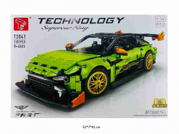 Конструктор арт. T2041 Автомобиль 1381 дет. в кор.~