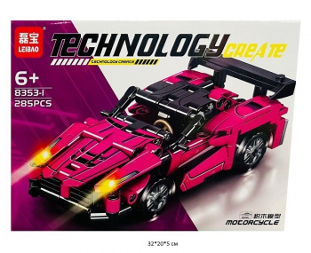 Конструктор арт. 8353-1 Автомобиль 285 дет. в кор.• Конструктор арт. 8353-1 Автомобиль 285 дет. в кор.•