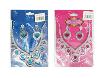 Набор украшений арт. 2047-6 Бусы, клипсы в ассортименте в пак.=