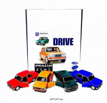 Модель металл. арт. D700-11 ВАЗ Классика свет, звук (8 шт.) шоубокс_