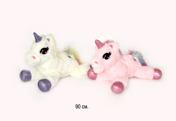 им Единорог арт. 230003/90 Пушистый лежит звезды 90 см в пак. им Единорог арт. 230003/90 Пушистый лежит звезды 90 см в пак.