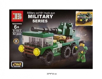 Конструктор арт. B-104-2B Ракетная установка 82 дет. в кор.• Конструктор арт. B-104-2B Ракетная установка 82 дет. в кор.•