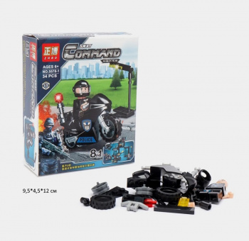 Конструктор арт. 5578-1 Полиция 34 дет. в кор.• Конструктор арт. 5578-1 Полиция 34 дет. в кор.•