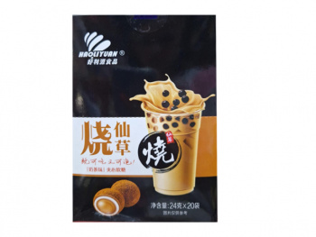 Конфета арт. 502488/502464 Жевательная с начинкой "Молочный чай" 24 г 20 шт. в кор.,