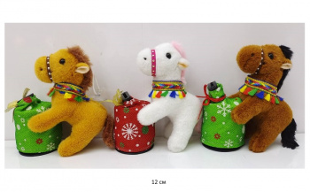 им Лошадь арт. YE25510-1 С мешком цвета микс Копилка на присоске в пак.)