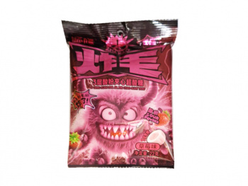 Конфета арт. 112246/112062 Суперкислая "Клубника" с порошковой начинкой 22 г 20 шт. в кор.,