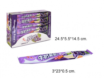 Конфета арт. 002220/098056-1 "Виноград и молоко" жевательная 16 г 30 шт. упаковка