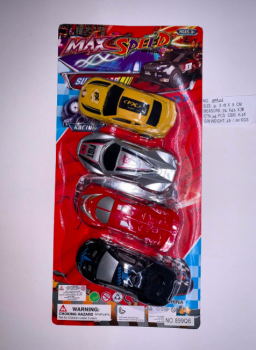 Набор машин арт. 899Q6 Гонка 4 шт. блистер 31*15*3 /216 шт./ Набор машин арт. 899Q6 Гонка 4 шт. блистер 31*15*3 /216 шт./