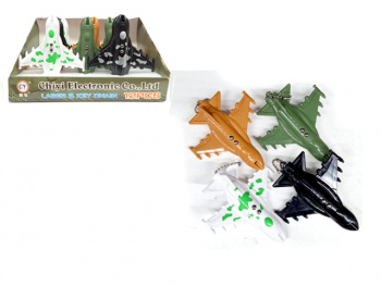 Фонарик арт. CY-23061 Лазер "Самолет" цвета микс (12 шт.) в кор.=