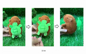 им Капибара арт. 25311-4 Крутит черепаху на спине брелок в пак.) им Капибара арт. 25311-4 Крутит черепаху на спине брелок в пак.)