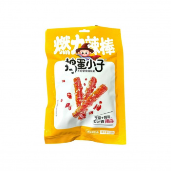 Соевое мясо арт. 704222 Пшеничные острые палочки с кунжутом и чили 128 г 10 шт. желтая упаковка