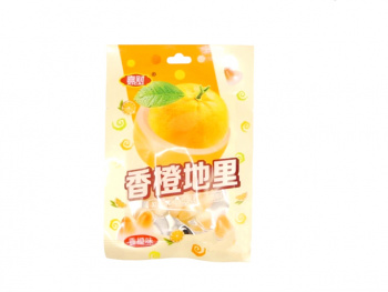 Конфета арт. 080699-5 Жевательные бобы "Апельсин" 30 г 20 шт. упаковка