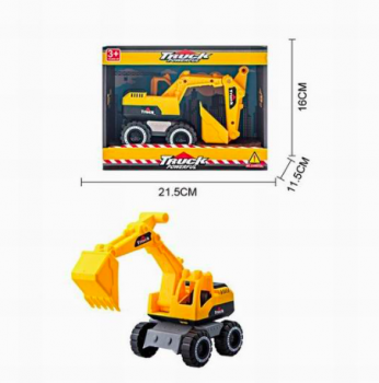 Экскаватор арт. Е55 Колесный инерционный 21,5*11,5*16 в кор._ Экскаватор арт. Е55 Колесный инерционный 21,5*11,5*16 в кор._