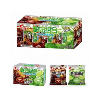 Конфета арт. 840711-2 Жевательная кислая "2 вкуса: кола+спрайт" 14 г 20 шт. в кор.'*