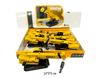 Кран арт. BHX837 Гусеничный инерц. стрела телескопическая (8 шт.) шоубокс•