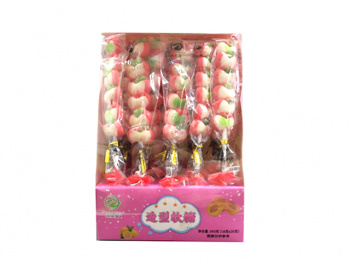 Мармелад арт. 170912-5 Фигурки "Яблоки" 18 г на палочке 20 шт. в кор.