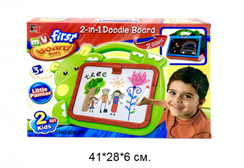 Доска для рисования арт. 628-59 Мольберт "Бегемот" 2 в 1 в кор._/24 шт./