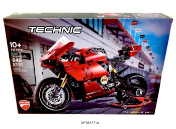 Конструктор арт. FK1972 Мотоцикл 646 дет. в кор._